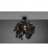 Leavy Modern Semi Flush Ceiling Light Black Matt-2