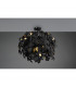 Leavy Modern 3 Light Semi Flush Ceiling Light Black Matt-3