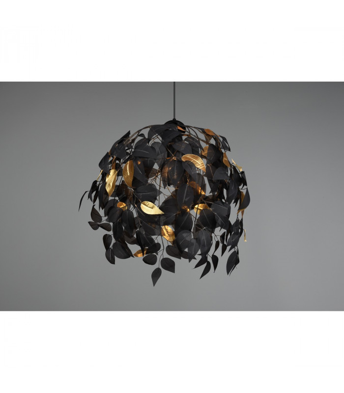 Leavy Modern Pendant Ceiling Light Black Matt-4