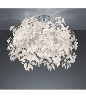 Leavy Modern 3 Light Semi Flush Ceiling Light Chrome-1