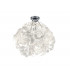 Leavy Modern Semi Flush Ceiling Light Chrome-2