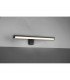 Lino Modern 40cm Bathroom Wall Lamp Black Matt 3000K IP44-2