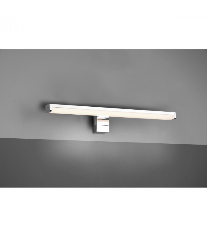 Lino Modern 40cm Bathroom Wall Lamp Chrome 3000K IP44-2
