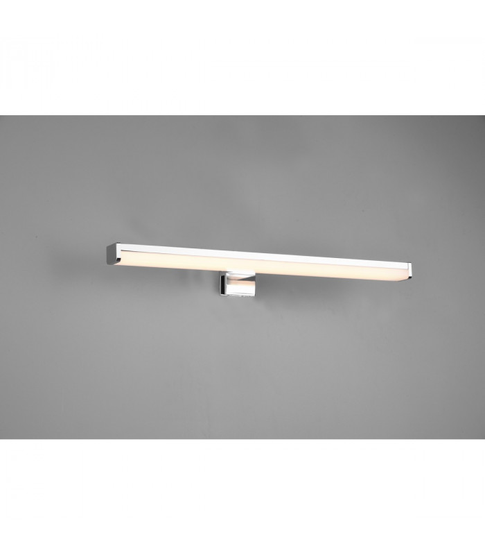 Lino Modern 40cm Bathroom Wall Lamp Chrome 3000K IP44-3