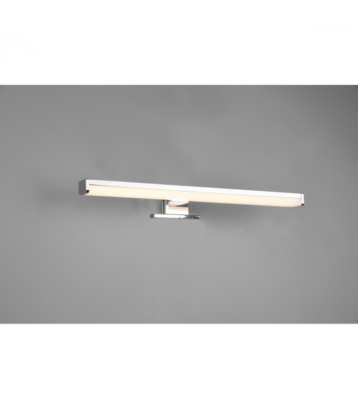Lino Modern 40cm Bathroom Wall Lamp Chrome 3000K IP44-4