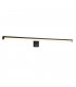 Lino Modern 60cm Bathroom Wall Lamp Black Matt 3000K IP44-1