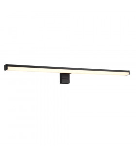 Lino Modern 60cm Bathroom Wall Lamp Black Matt 3000K IP44-1