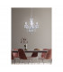Lüster Classic 3 Light Multi Arm Chandelier Chrome Clear-2