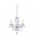 Lüster Classic 3 Light Multi Arm Chandelier Chrome Clear-3