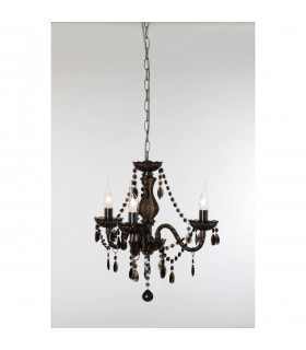 Lüster Classic 3 Light Multi Arm Chandelier Chrome Black-1