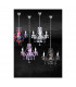 Lüster Young living 3 Light Multi Arm Chandelier Chrome-3