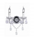 Lüster Modern 2 Light Candle Wall Lamp Chrome-1