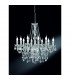 Lüster Classic 10 Light Multi Arm Chandelier Chrome-1