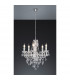 Lüster Classic 5 Light Multi Arm Chandelier Chrome Clear-2