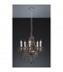 Lüster Classic 5 Light Multi Arm Chandelier Chrome Black-2