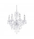 Lüster Young living 5 Light Multi Arm Chandelier Chrome White-1