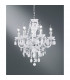 Lüster Young living 5 Light Multi Arm Chandelier Chrome White-2