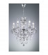 Lüster Young living 5 Light Multi Arm Chandelier Chrome-2