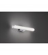 Mattimo Modern 40cm Bathroom Wall Lamp Chrome 3000K IP44-2