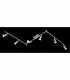 Nimes Modern 6 Light Ceiling Spotlight Bar Nickel Matt 3000K-1