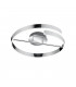 Parma Modern LED Semi Flush Light Chrome 4000K-1