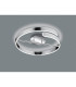 Parma Modern LED Semi Flush Light Chrome 4000K-2