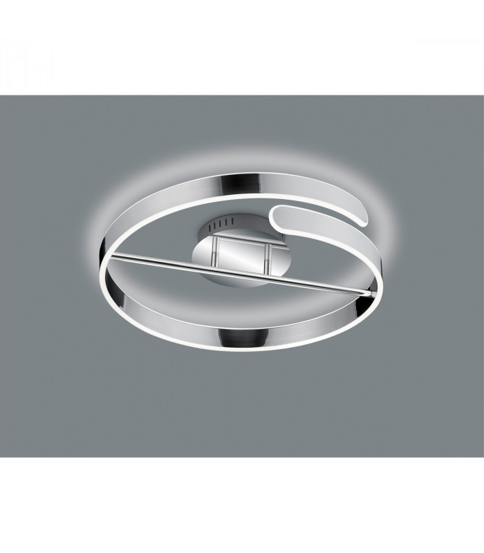 Parma Modern LED Semi Flush Light Chrome 4000K-2