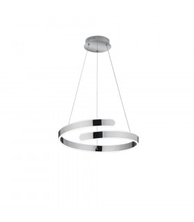 Parma Modern LED Pendant Ceiling Light Chrome 4000K-1