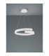 Parma Modern LED Pendant Ceiling Light White Matt 4000K-2
