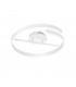 Parma Modern LED Semi Flush Light White Matt 4000K-1