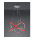 Rubin Modern RGBW LED Pendant Ceiling Light Brushed aluminium 3000K Remote control-3