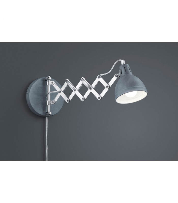 Scissor Modern Dome Wall Lamp concrete look-1