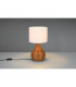 Sprout Modern Table Lamp with Round Shade natural finish-2