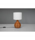 Sprout Modern Table Lamp with Round Shade natural finish-3