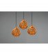 Sprout Modern 3 Light Cluster Pendant Ceiling Light natural finish-4