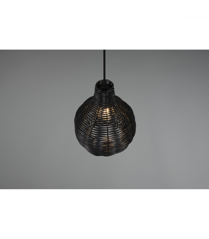 Sprout Modern Wire Frame Pendant Ceiling Light Black-3
