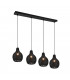 Sprout Modern 4 Light Bar Pendant Ceiling Light Black-1