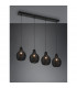 Sprout Modern 4 Light Bar Pendant Ceiling Light Black-2
