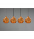 Sprout Modern 4 Light Bar Pendant Ceiling Light natural finish-5