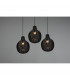 Sprout Modern 3 Light Cluster Pendant Ceiling Light Black-4