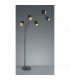 Tommy Modern 5 Light Multi Arm Floor Lamp Black Matt with Footswitch-1