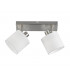 Tommy Modern 2 Light Twin Ceiling Spotlight Nickel Matt-2