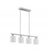 Tommy Modern 4 Light Bar Pendant Ceiling Light Nickel Matt-3