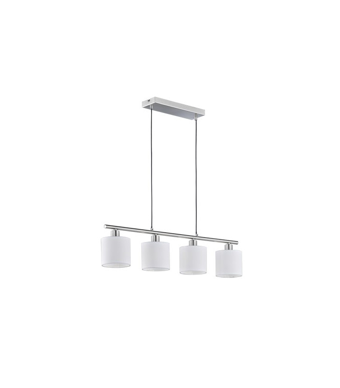 Tommy Modern 4 Light Bar Pendant Ceiling Light Nickel Matt-3
