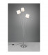 Tommy Modern 3 Light Multi Arm Floor Lamp Nickel Matt with Footswitch-2