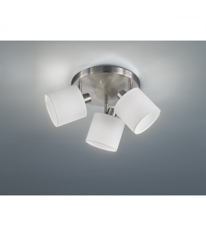 Tommy Modern 3 Light Ceiling Spotlight Clusters Nickel Matt-1