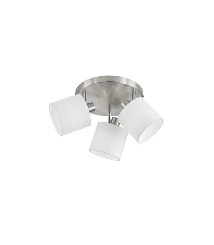 Tommy Modern 3 Light Ceiling Spotlight Clusters Nickel Matt-2