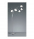 Tommy II Modern 5 Light Multi Arm Floor Lamp Nickel Matt with Footswitch-1