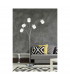 Tommy II Modern 5 Light Multi Arm Floor Lamp Nickel Matt with Footswitch-4