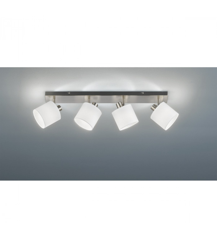 Tommy Modern 4 Light Ceiling Spotlight Bar Nickel Matt-1